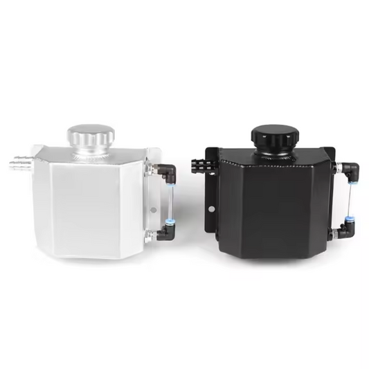 Universal 1L Aluminum Car Engine Oil Catch Can Reservoir Coolant Tank oil catch can