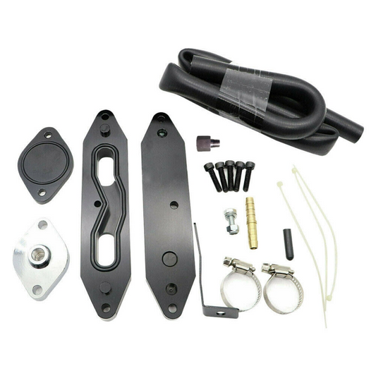 Us Tariff included EGR Valve Coolant Cooler set For Ford F250 F350 2011-2019 6.7L Powerstroke Diesel Black EGR Valve EGRKIT Shop