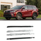 4Pcs Car Window Weatherstrip For Toyota Highlander 2014-2019 Car Weatherstrip Window Moulding Trim 75720-0E070 75710-0E070 75740-0E070 75730-0E070 weatherstrip