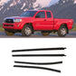 4Pcs Car Window Weatherstrip Black For Toyota Tacoma Double Cab 2005-2015 Car Weatherstrip Window Moulding Trim  68161-04050 68162-04050 68163-04020 68164-04020 weatherstrip