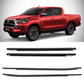 4Pcs Car Window Weatherstrip For Toyota Hilux 2016-2020 Car Weatherstrip Window Moulding Trim weatherstrip