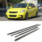 4Pcs Car Window Weatherstrip Black For Toyota Vios 2007-2012 Car Weatherstrip Window Moulding Trim 68210-0D090 68160-0D090 68230-0D070 68180-0D070 weatherstrip