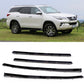 4Pcs Car Window Weatherstrip For Toyota Fortuner 2016-2023 Car Weatherstrip Window Moulding Trim weatherstrip