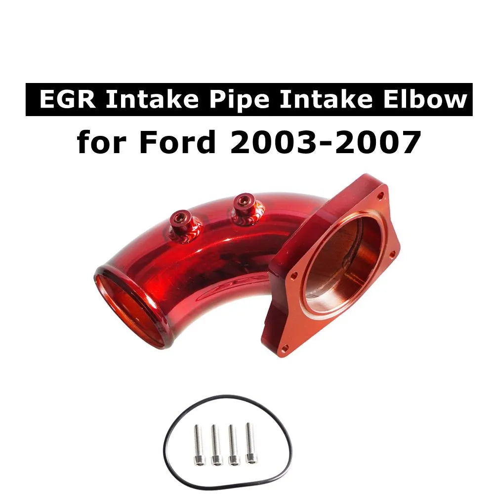 EGR Intake Pipe Intake Elbow Kit For Ford F250 350 Powerstroke 6.0L Diesel Aluminum 2003 2004 2005 2006 2007 Engine Valves Parts EGRKIT Shop