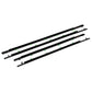 4Pcs Car Window Weatherstrip Black For Honda CRV 2007-2011 Car Weatherstrip Window Moulding Trim 72450-SWA-A01 72410-SWA-A01 72950-SWA-A01 72910-SWA-A01 weatherstrip