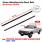 2Pcs Car Window Weatherstrip Black For Toyota hilux 1995 Car Weatherstrip Window Moulding Trim weatherstrip