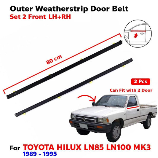 2Pcs Car Window Weatherstrip Black For Toyota hilux 1995 Car Weatherstrip Window Moulding Trim weatherstrip