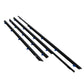 4Pcs Car Window Weatherstrip Black For Honda civic 2012-2015 Car Weatherstrip Window Moulding Trim 72450-TRO-A01 72410-TRO-A01 72950-TRO-A01 72910-TRO-A01 weatherstrip