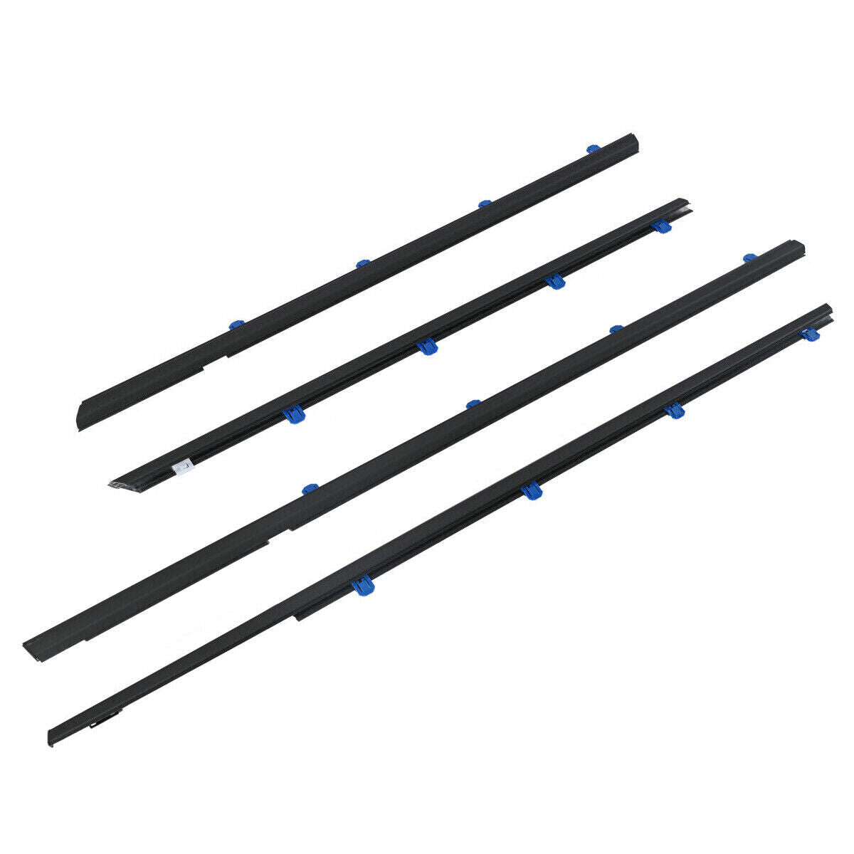 4Pcs Car Window Weatherstrip Black For Honda civic 2012-2015 Car Weatherstrip Window Moulding Trim 72450-TRO-A01 72410-TRO-A01 72950-TRO-A01 72910-TRO-A01 weatherstrip
