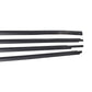 4Pcs Car Window Weatherstrip Black For Toyota Sequoia Tundra 2007-2018 Car Weatherstrip Window Moulding Trim 68160-0C020 68210-0C020 68163-0C020 68164-0C020 weatherstrip