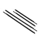 4Pcs Car Window Weatherstrip Black For Toyota Yaris Sedan 2007-2016 Car Weatherstrip Window Moulding Trim 68160-52150 68210-52150 68230-52130 68180-52130 weatherstrip