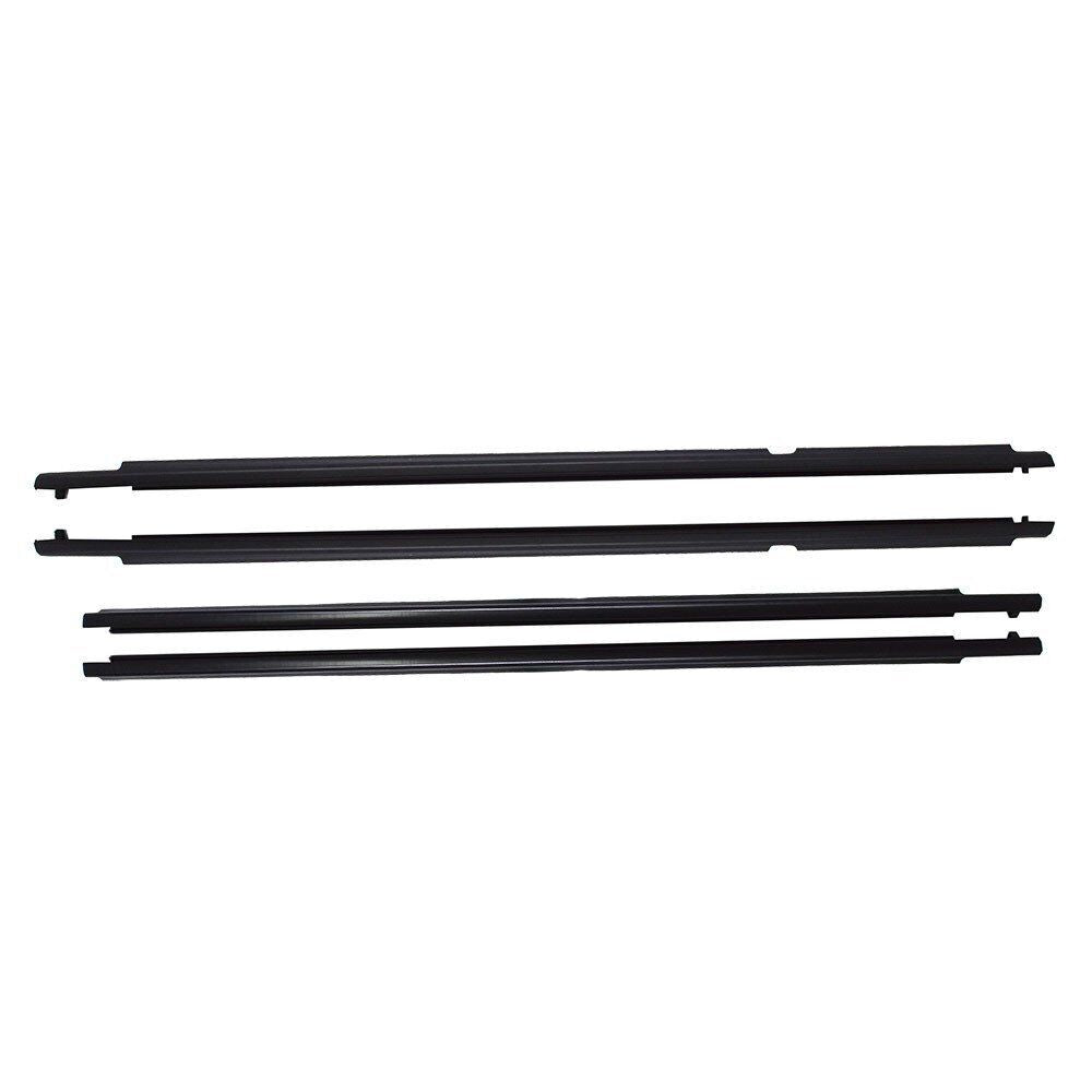 4Pcs Car Window Weatherstrip For Toyota Highlander 2008-2010 Car Weatherstrip Window Moulding Trim weatherstrip