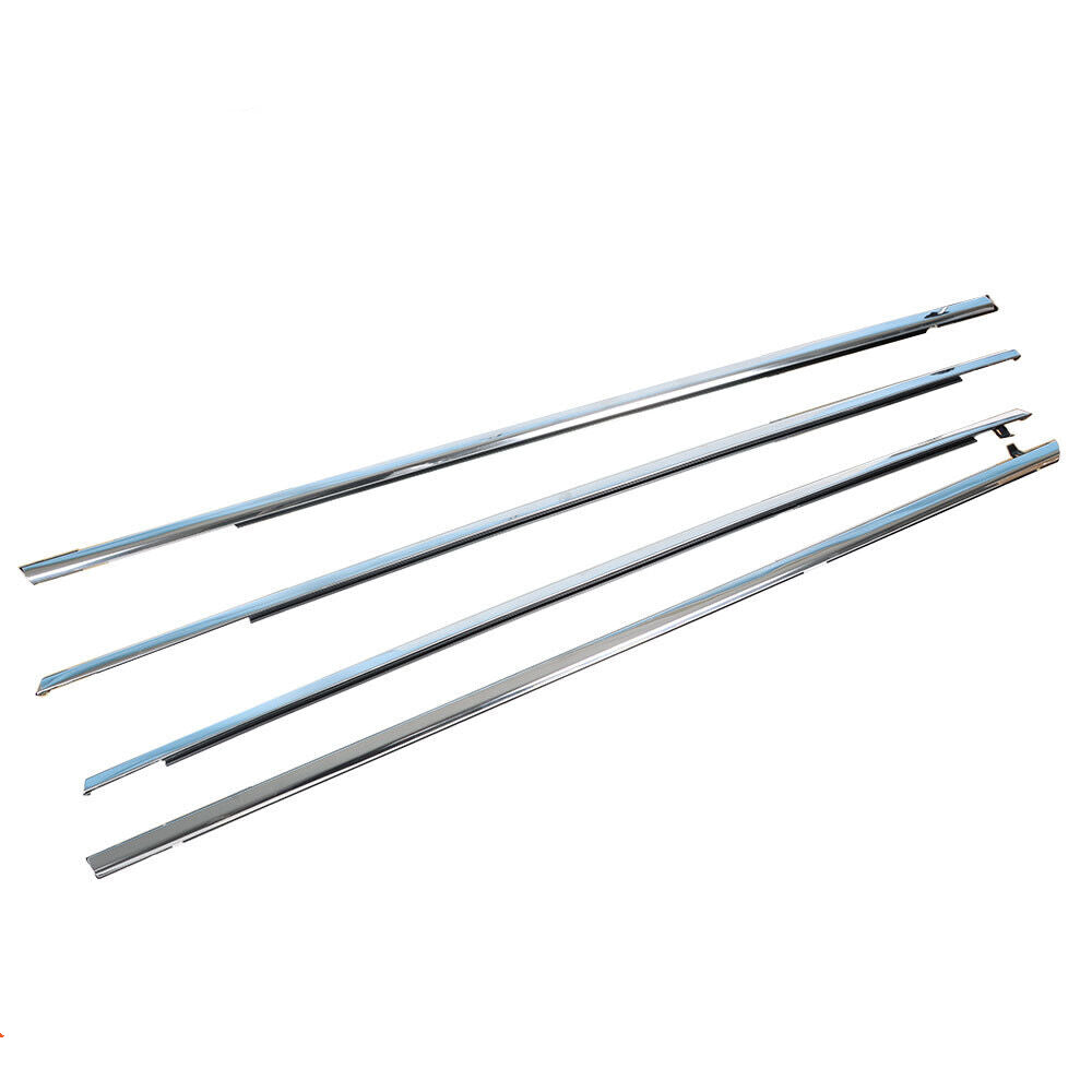 4Pcs Car Window Weatherstrip Black For Honda Accord 2003-2007 Car Weatherstrip Window Moulding Trim 72410-SDA-A11 72450-SDA-A11 72910-SDA-A11 72950-SDA-A11 weatherstrip