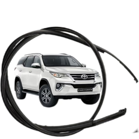2PCS Car Roof Trim Molding Seal Strip Rubber For Toyota Fortuner 2016-2023 Car Roof Trim Molding weatherstrip
