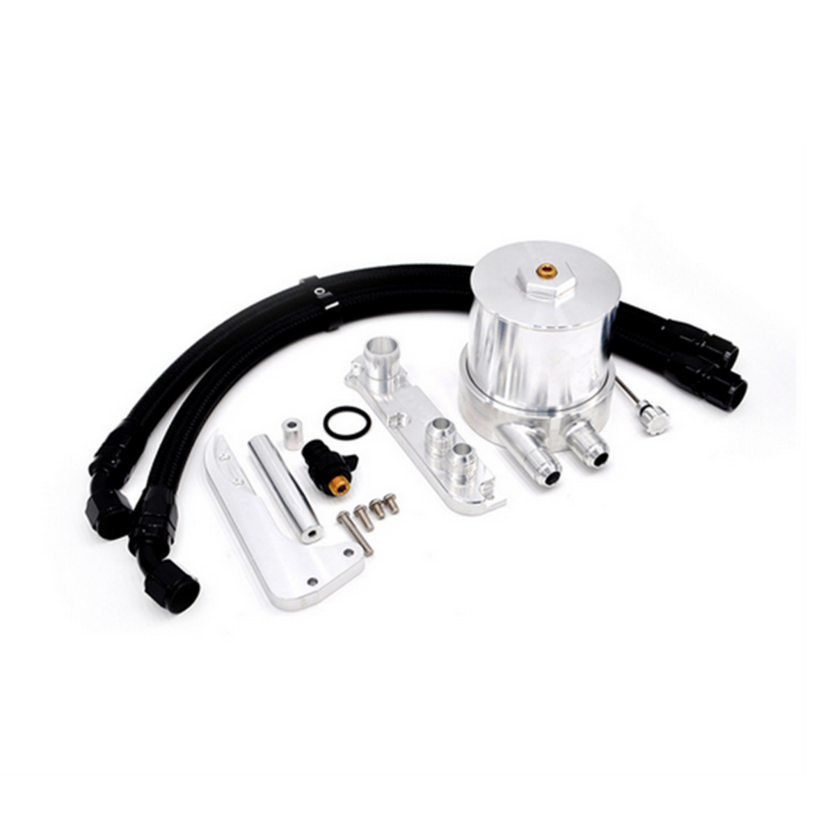 Aluminum Oil Catch Can Kit For Volkswagen Golf R Audi TT-S EA113 Engine Oil Catch Tank Kit EGRKIT Shop