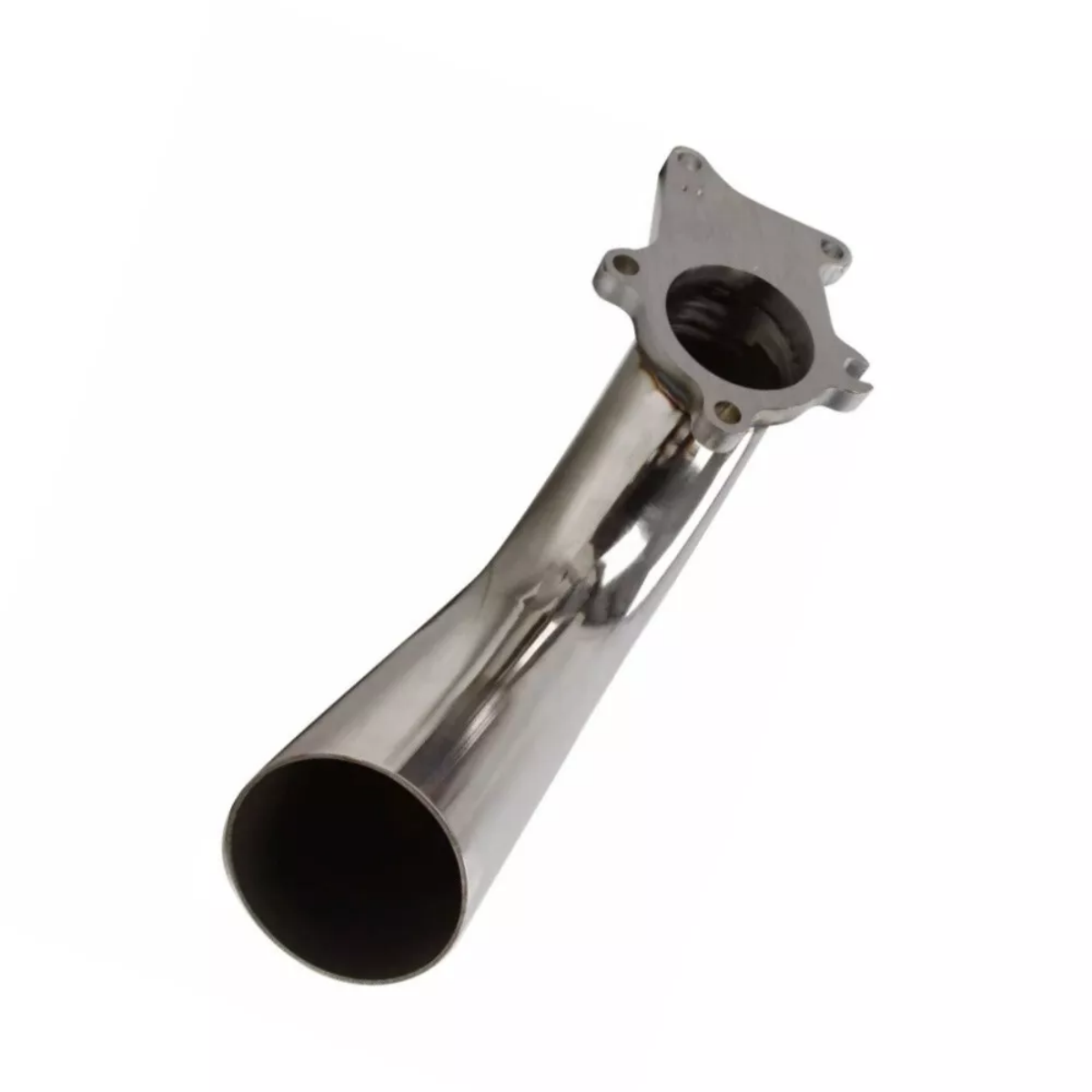 Stainless Steel Universal Exhaust T3/T4 5 Bolt Turbo Downpipe 10'' Long 90 Degree with Gasket For Honda Welded Flange EGRKIT Shop