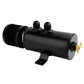 Black Aluminum 10AN Oil Catch Can Reservoir Tank +Breather Filter Baffled Kit oil catch can