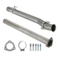 4" Stainless Steel Pickup DPF Pipe For 2011-2022 Ford 6.7L Diesel Installer Series Competition Pipe EGRKIT Shop