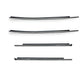 4Pcs Car Window Weatherstrip For Toyota Hilux 2016-2020 Car Weatherstrip Window Moulding Trim weatherstrip