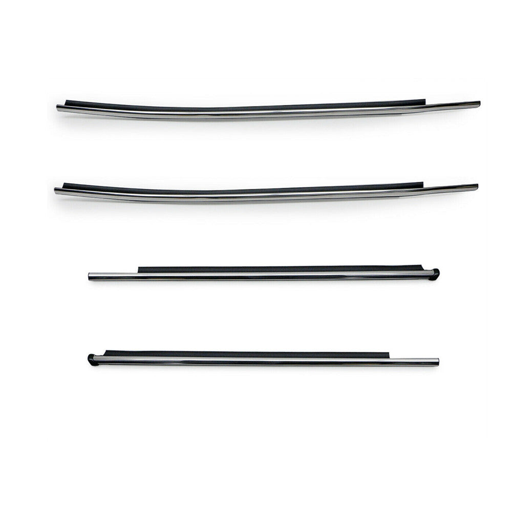 4Pcs Car Window Weatherstrip For Toyota Hilux 2016-2020 Car Weatherstrip Window Moulding Trim weatherstrip