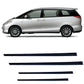 4Pcs Car Window Weatherstrip Inner Black For Toyota Previa ARC50 Car Weatherstrip Window Moulding Trim weatherstrip
