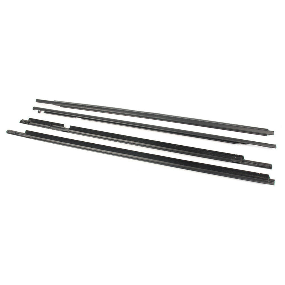 4Pcs Car Window Weatherstrip Black For Toyota Prado 2003-2009 Car Weatherstrip Window Moulding Trim 75711-60061 75712-60061 75721-60061 75722-60061 EGRKIT Shop