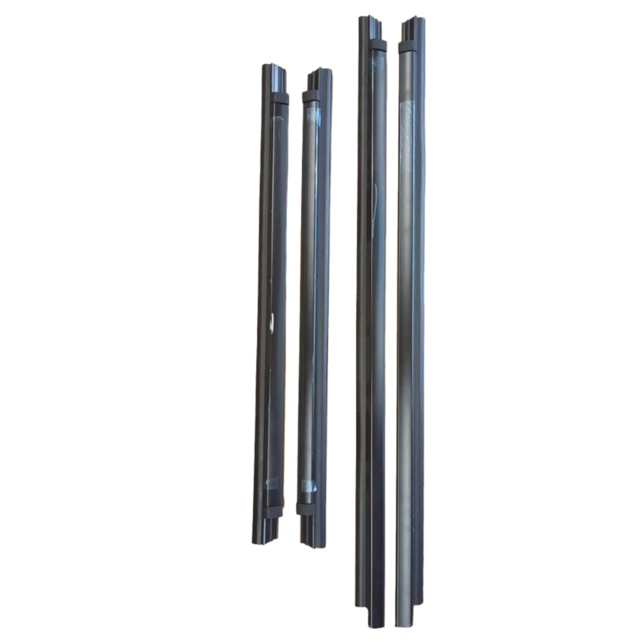 4Pcs Car Window Weatherstrip Black For Toyota Hilux 1998-2005 Car Weatherstrip Window Moulding Trim weatherstrip