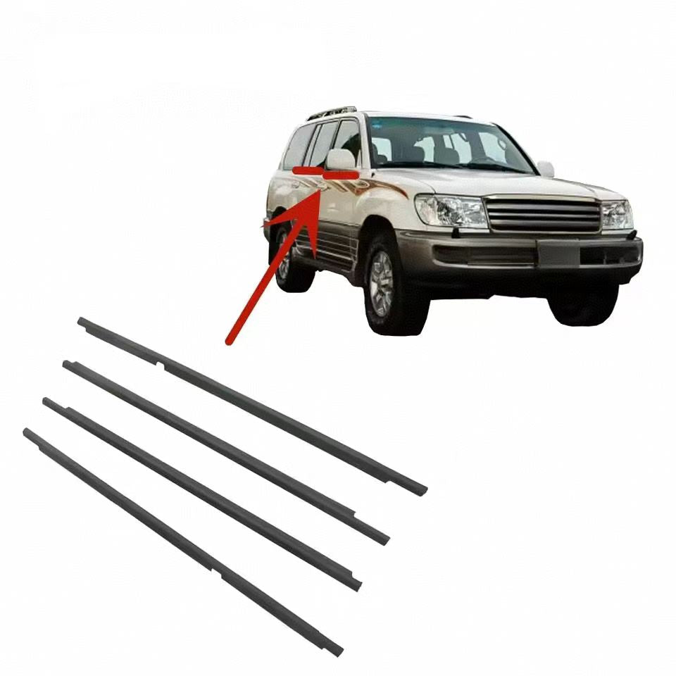 4Pcs Car Window Weatherstrip For Toyota Land Cruiser 2008-2016 LC200 Car Weatherstrip Window Moulding Trim 75710-60070 75720-60070 75730-60050 75740-60050 EGRKIT Shop