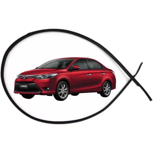 2PCS Car Roof Trim Molding Seal Strip Rubber For Toyota Vios 2014 Car Roof Trim Molding weatherstrip
