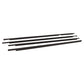 4Pcs Car Window Weatherstrip For Toyota Corolla 2003-2008 Car Weatherstrip Window Moulding Trim 75710-12410  75720-12410  75730-12080  75740-12170 weatherstrip