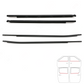 4Pcs Car Window Weatherstrip For Toyota Hilux 2016-2020 Car Weatherstrip Window Moulding Trim weatherstrip