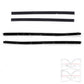 4Pcs Car Window Weatherstrip For Toyota Fortuner 2016-2023 Car Weatherstrip Window Moulding Trim weatherstrip
