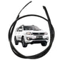 2PCS Car Roof Trim Molding Seal Strip Rubber For Toyota Fortuner 2006-2011 Car Roof Trim Molding weatherstrip