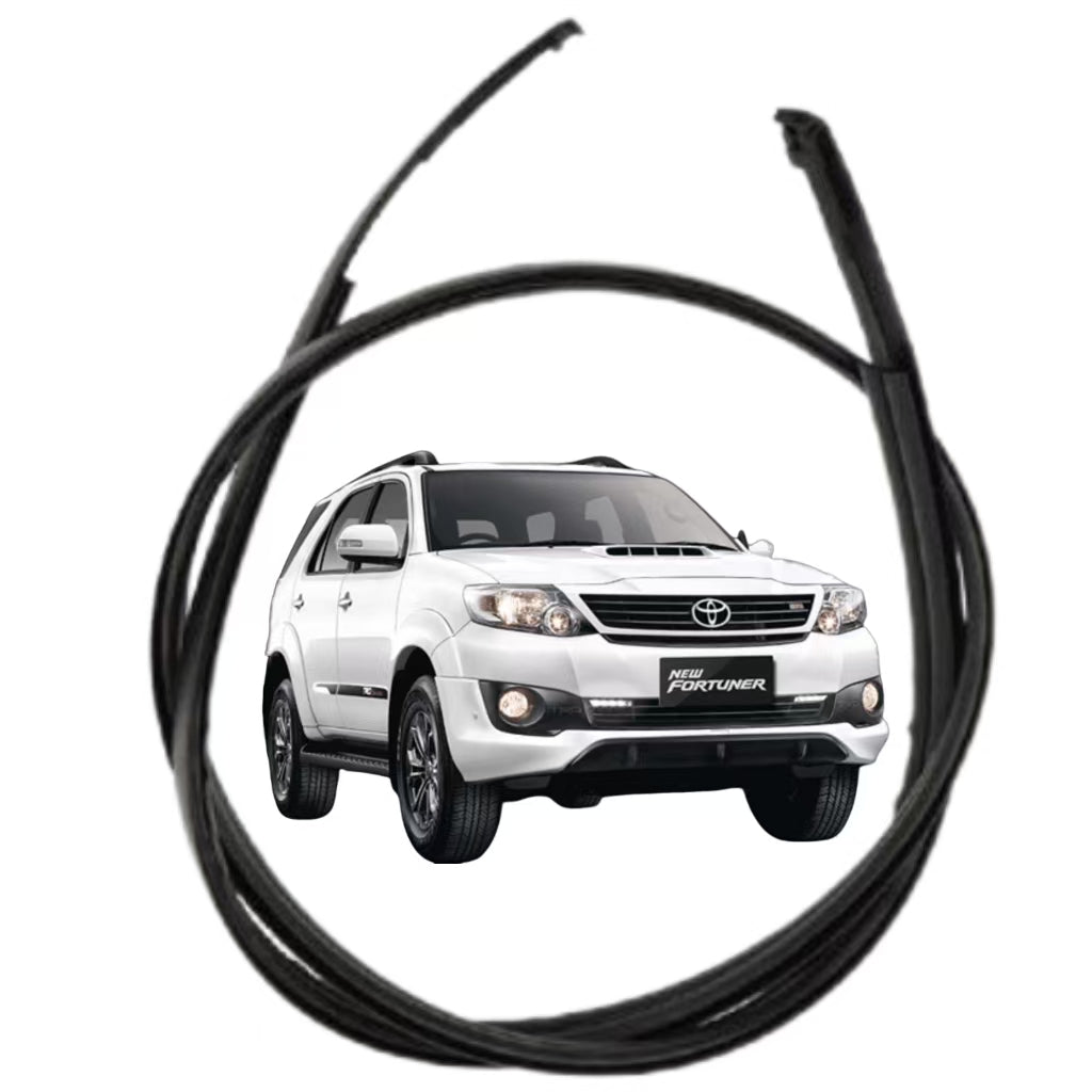 2PCS Car Roof Trim Molding Seal Strip Rubber For Toyota Fortuner 2006-2011 Car Roof Trim Molding weatherstrip