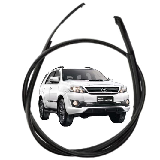 2PCS Car Roof Trim Molding Seal Strip Rubber For Toyota Fortuner 2006-2011 Car Roof Trim Molding weatherstrip