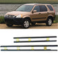 4Pcs Car Window Weatherstrip Black For Honda CRV 2002-2006 Car Weatherstrip Window Moulding Trim weatherstrip