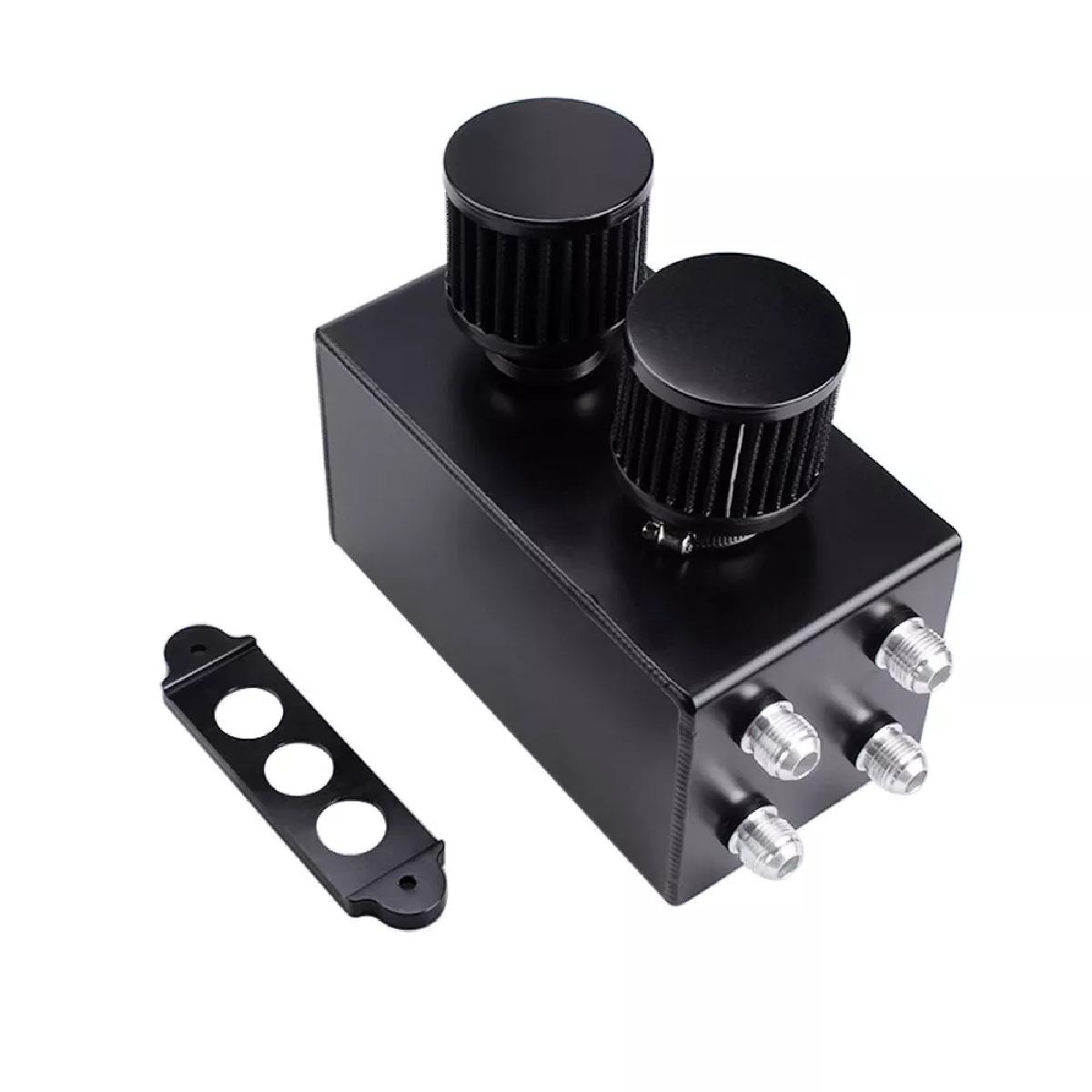 Pro Series Oil Catch Can Breather 4 Port All Black -10AN For Honda Civic Acura oil catch can