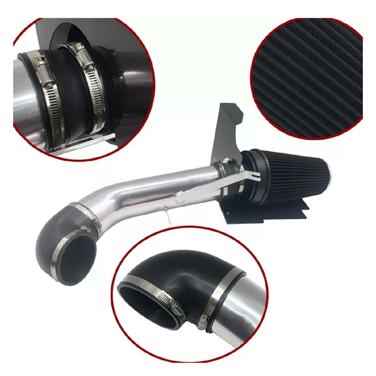 Cold Air Intake System with Heat Shield Kit For 09-13 GM Chevy GMC 1500 V8 4.8L 5.3L 6.0L EGRKIT Shop