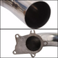 Stainless Steel Universal Exhaust T3/T4 5 Bolt Turbo Downpipe 10'' Long 90 Degree with Gasket For Honda Welded Flange EGRKIT Shop