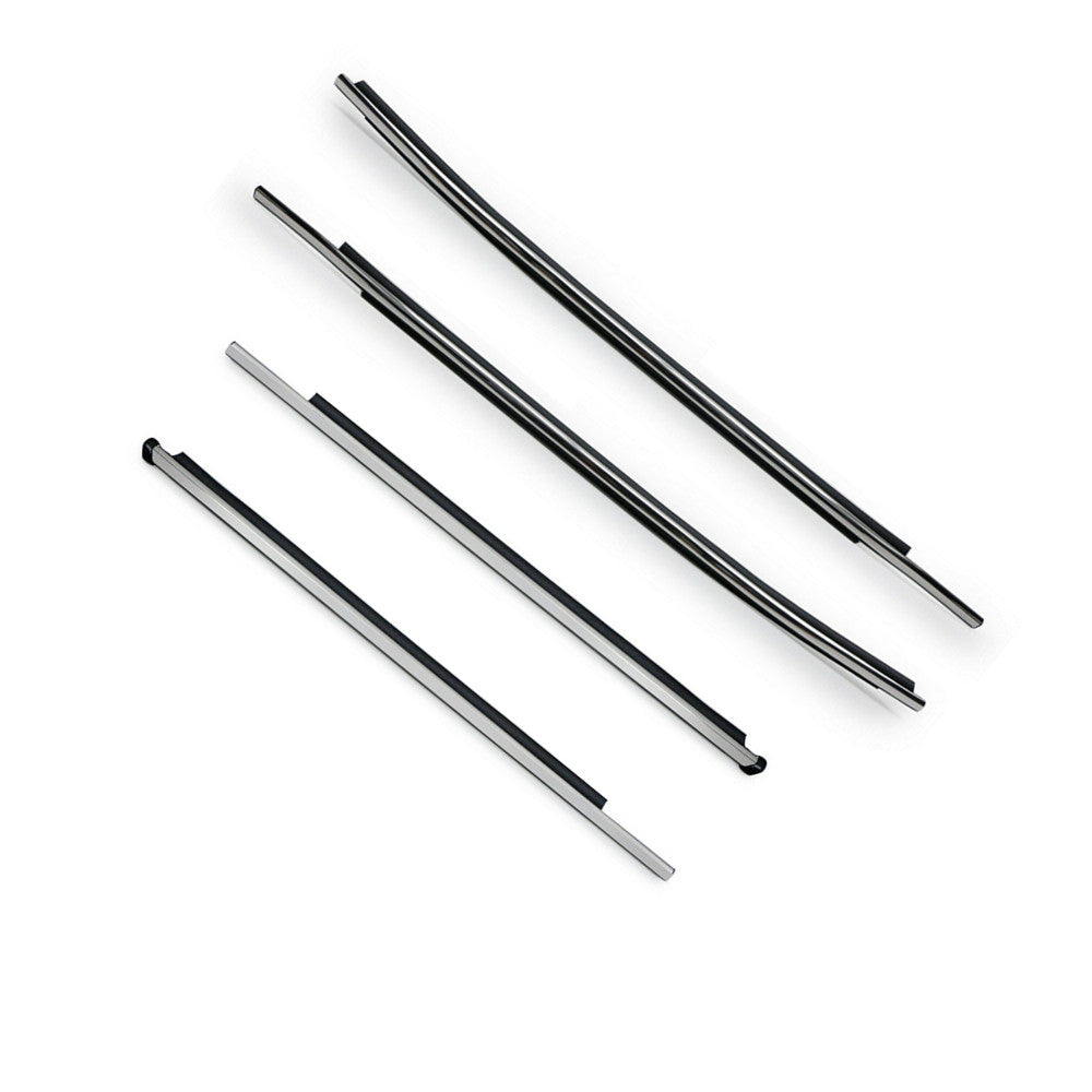 4Pcs Car Window Weatherstrip For Toyota Hilux 2016-2020 Car Weatherstrip Window Moulding Trim weatherstrip