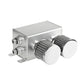 Universal AN10 1.2L Twin Baffle Dual Filter Engine Oil Catch Can Tank with Air Filters Oil Catch Reservoir Tank Can Breather Kit oil catch can