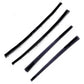 4Pcs Car Window Weatherstrip For Toyota Fortuner 2016-2023 Car Weatherstrip Window Moulding Trim weatherstrip
