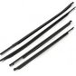 4Pcs Car Window Weatherstrip For Toyota Hilux 2016-2020 Car Weatherstrip Window Moulding Trim weatherstrip