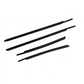4Pcs Car Window Weatherstrip Black For Toyota Tundra DCB 2007-2021 Car Weatherstrip Window Moulding Trim weatherstrip