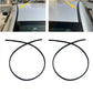 2PCS Car Roof Trim Molding Seal Strip Rubber For Toyota Fortuner 2016-2023 Car Roof Trim Molding weatherstrip
