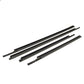 4Pcs Car Window Weatherstrip Black For Toyota Vios 2007-2012 Car Weatherstrip Window Moulding Trim 68210-0D090 68160-0D090 68230-0D070 68180-0D070 weatherstrip