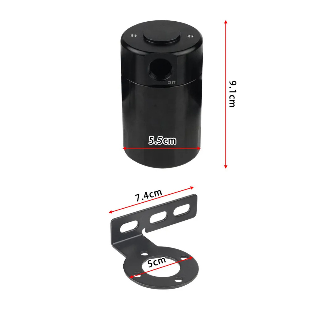 Car Air Oil Separator Oil Catch Can For 2021-2022 Chevy Suburban/GMC/Tahoe 019-2022 Chevy Silverado 1500/GMC Sierra 1500 Black EGRKIT Shop
