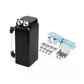 Aluminum 0.75L Baffled Billet 11MM 16MM Oil Catch Tank Square Reservoir Kit Universal Oil Catch Can oil catch can