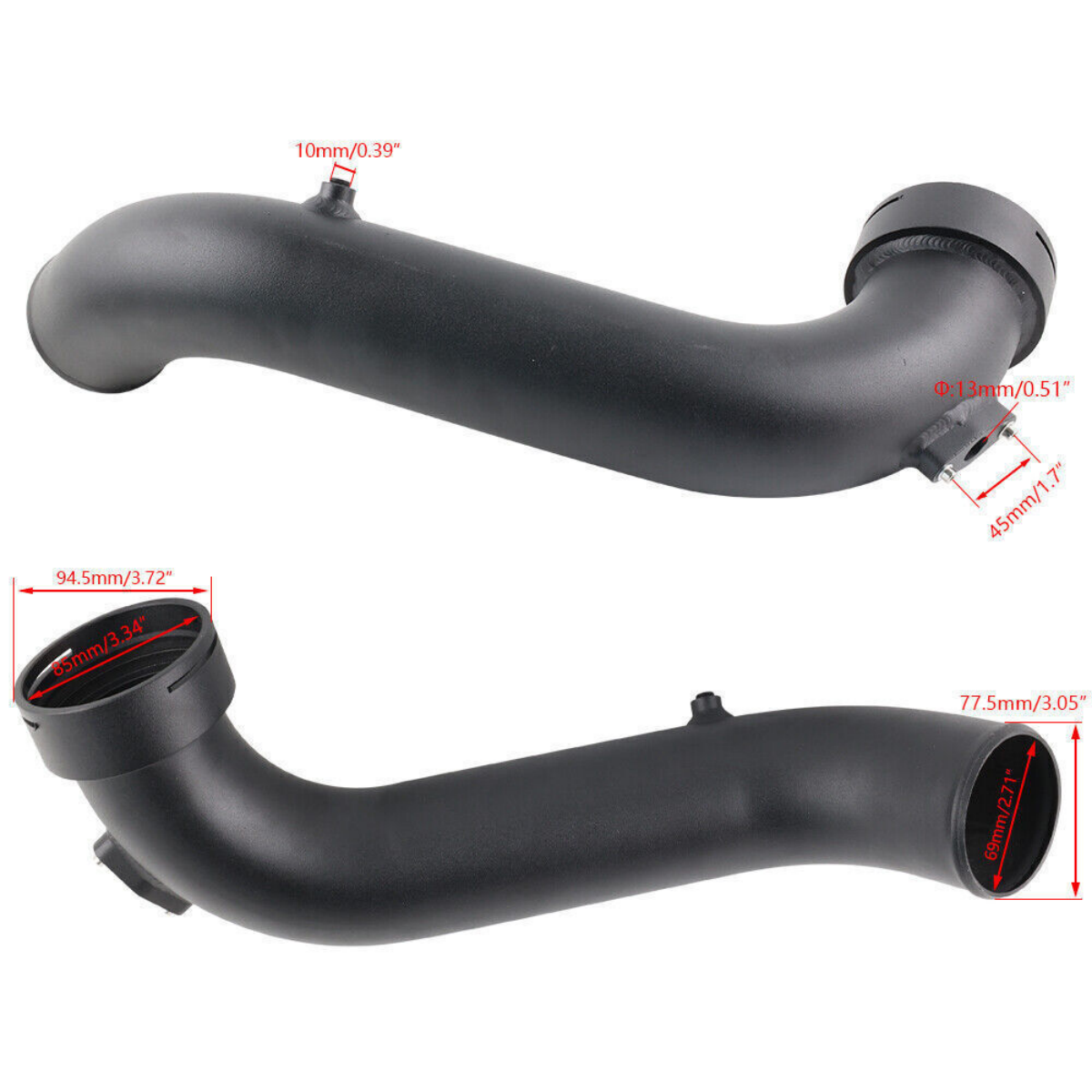 Intake Turbo 3" Charge Pipe Fits for BMW N55 135i 335i xDrive 2011 2012 EGRKIT Shop