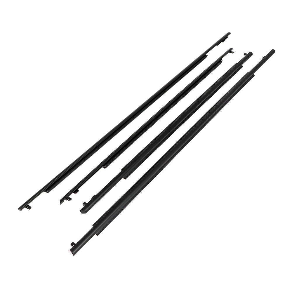4Pcs Car Window Weatherstrip Black For Toyota Prius 2010-2015 Car Weatherstrip Window Moulding Trim 75710-47021 75720-47021 75730-470217 5740-47021 EGRKIT Shop